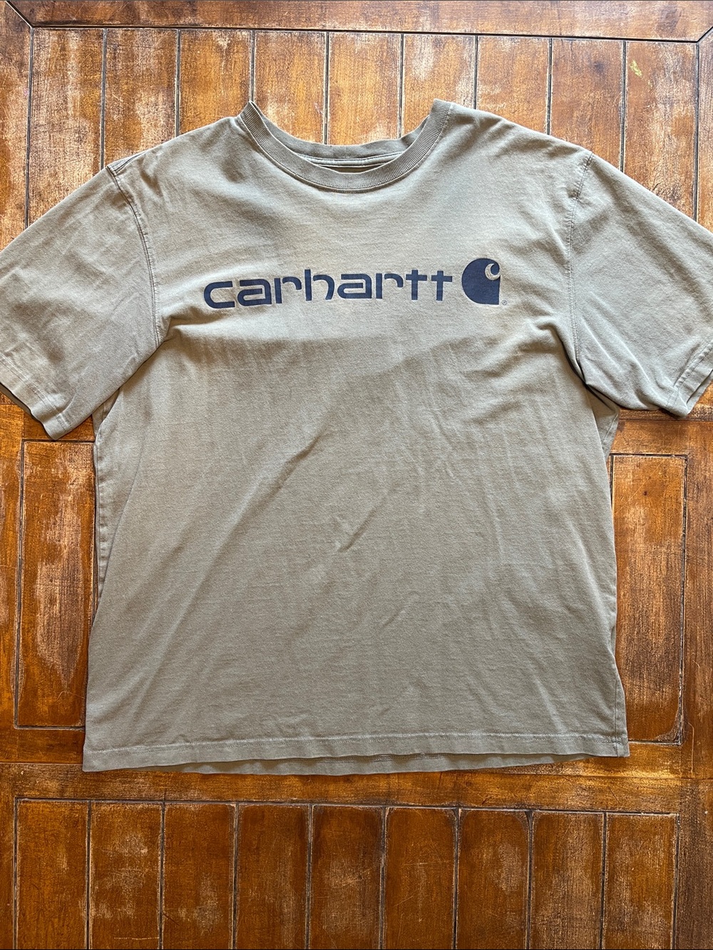 Carhartt Men’s Olive Logo Short Sleeve Tee
